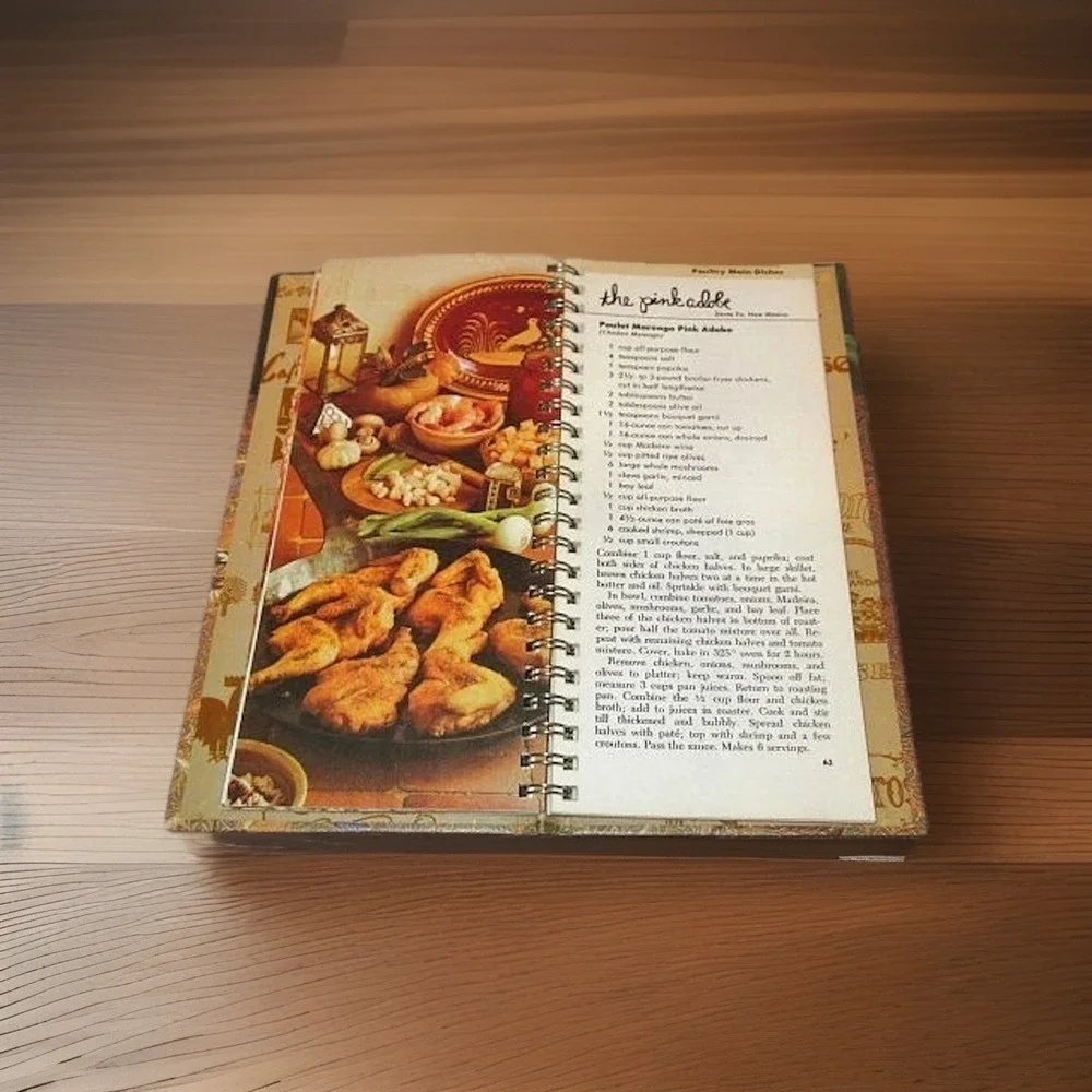 Vtg Restaurant Recipes & Deserts Cookbook Hard Cover Spiral 1978 Benson & Hedges